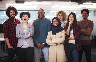 group of multicultural people